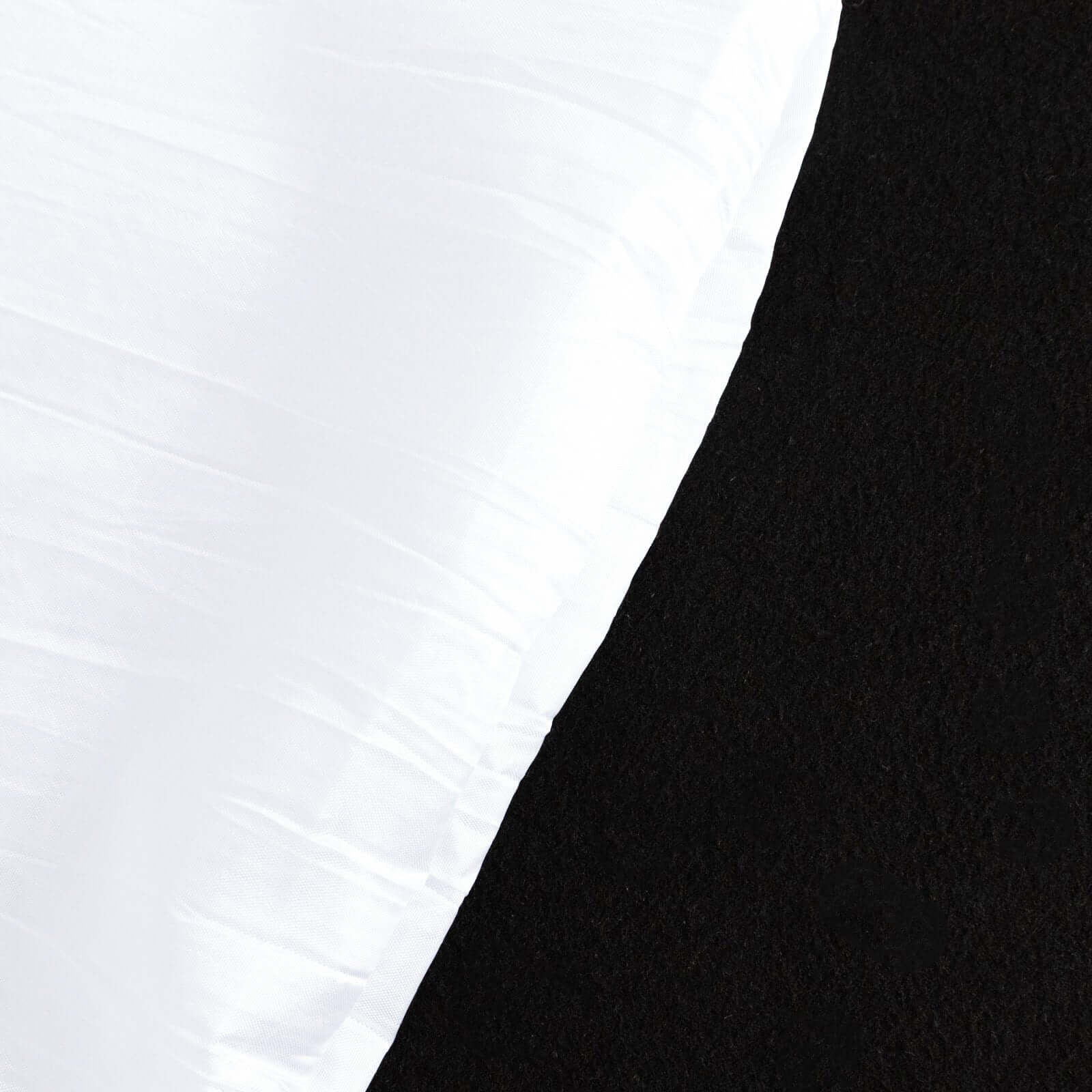 Crinkle Crushed Taffeta Chair Cover for Banquet Chairs White - Reusable Chic Wedding Decor