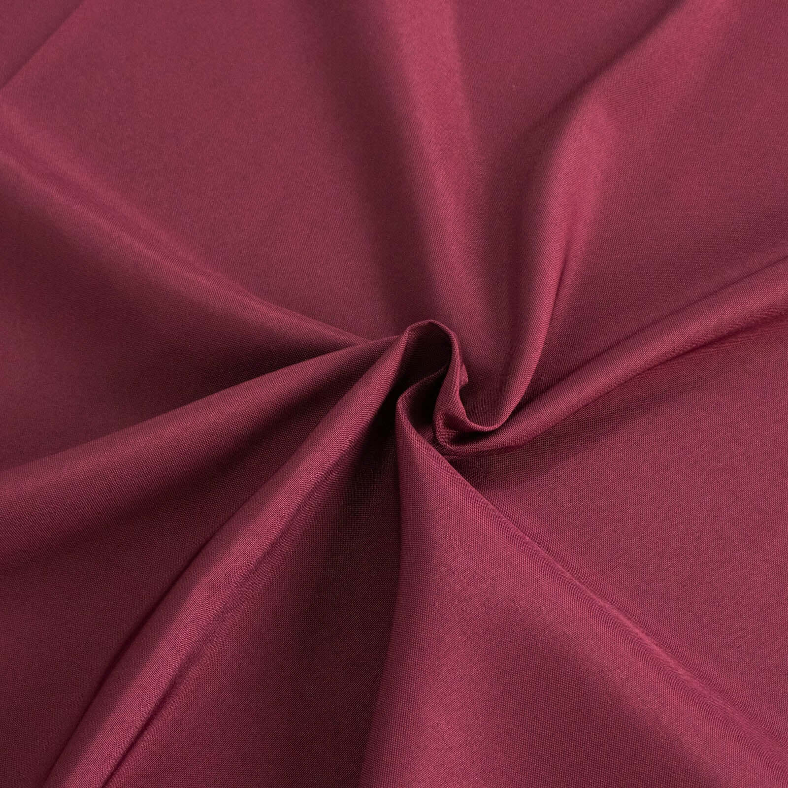 Premium Polyester 90" Round Tablecloth Burgundy - Stain and Wrinkle-Resistant Design with 220GSM Thickness Table Cover