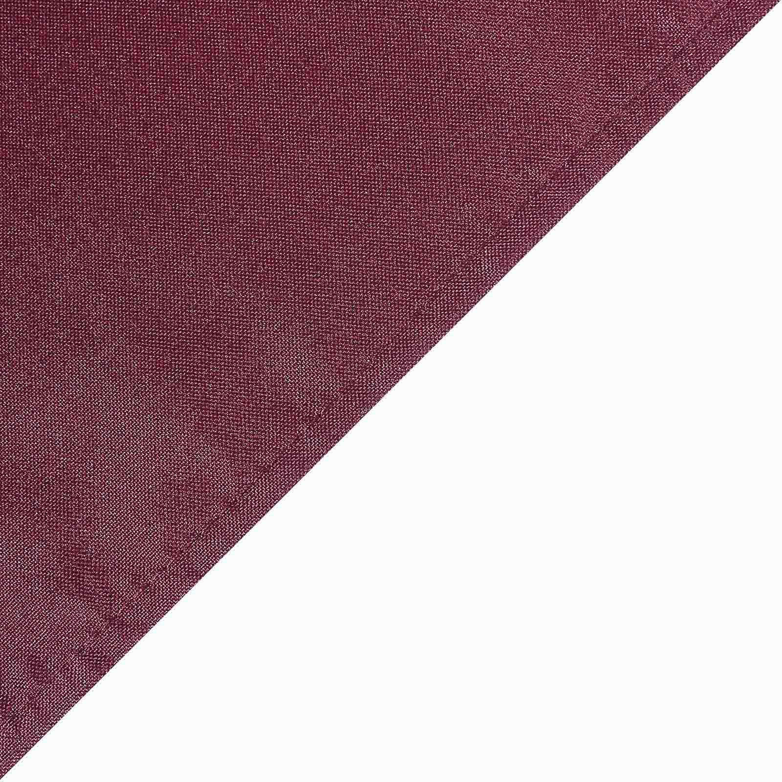 Polyester 70"x70" Table Overlay Square Tablecloth Burgundy - Wrinkle-Resistant & Durable Table Cover