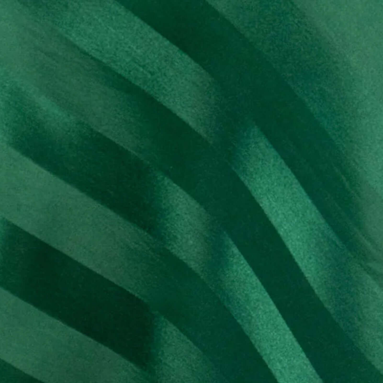 Satin 72"x72" Table Overlay Square Tablecloth Hunter Emerald Green - Stripe Table Topper