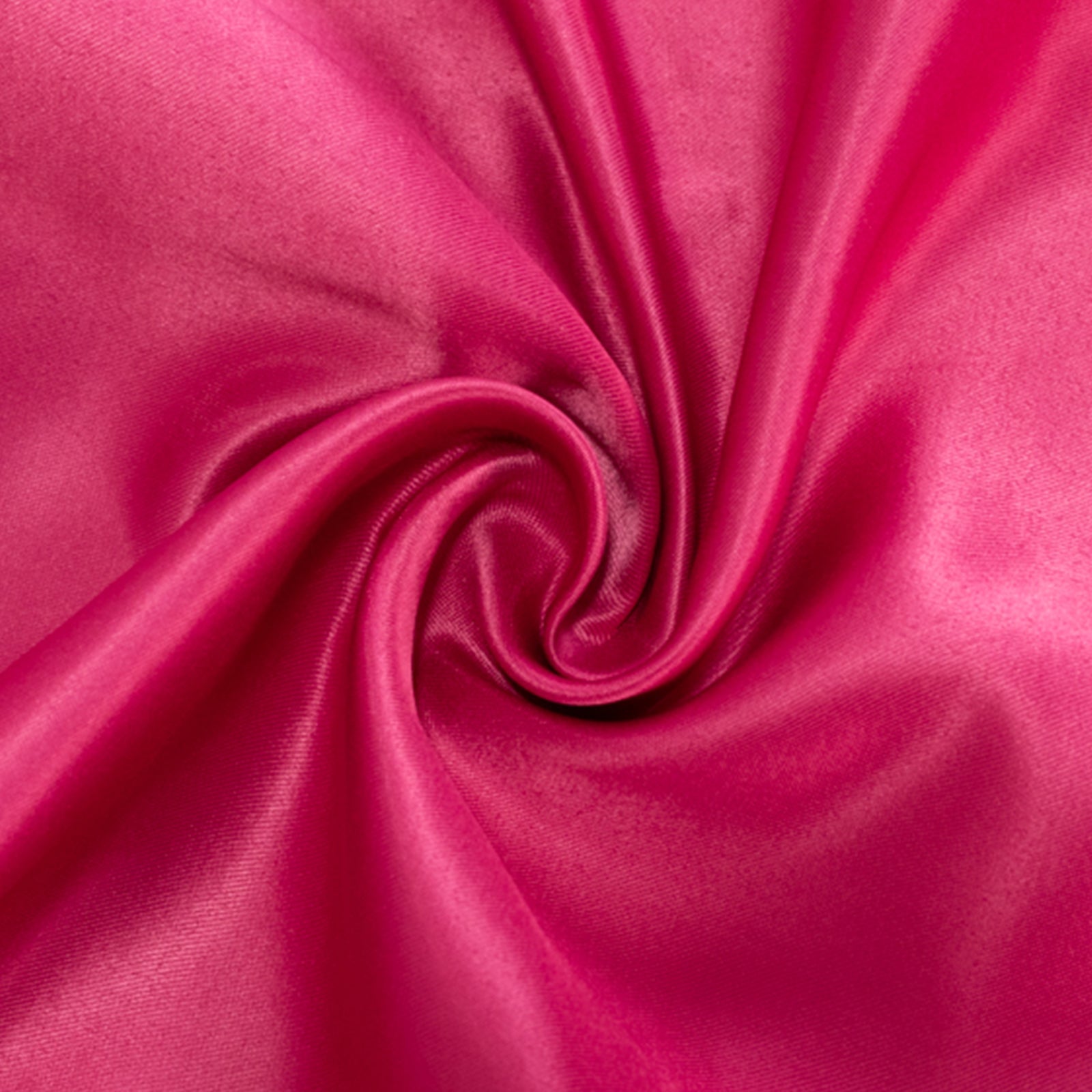 Lamour Satin 60"x126" Rectangle Tablecloth Fuchsia - Soft & Silk-Like Table Cover
