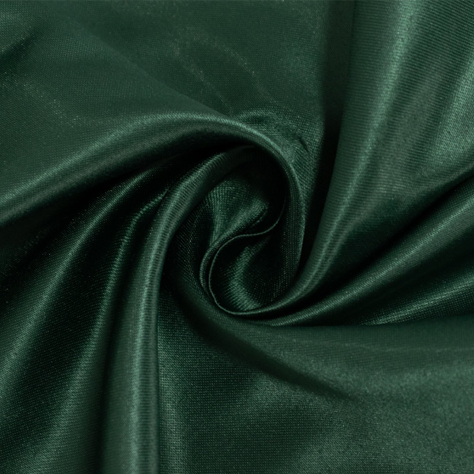 Lamour Satin 54"x54" Table Overlay Square Tablecloth Hunter Emerald - Durable & Silk-Like Table Cover