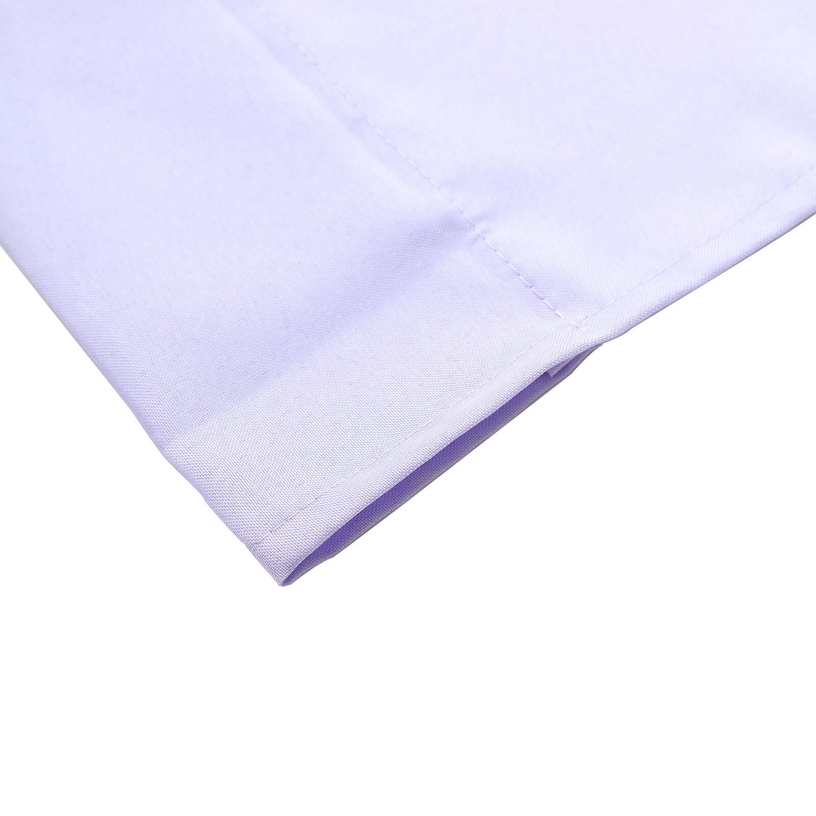2 Pack Lavender Lilac Polyester Event Curtain Drapes, 10ftx8ft Backdrop Event Panels With Rod Pockets 130 GSM