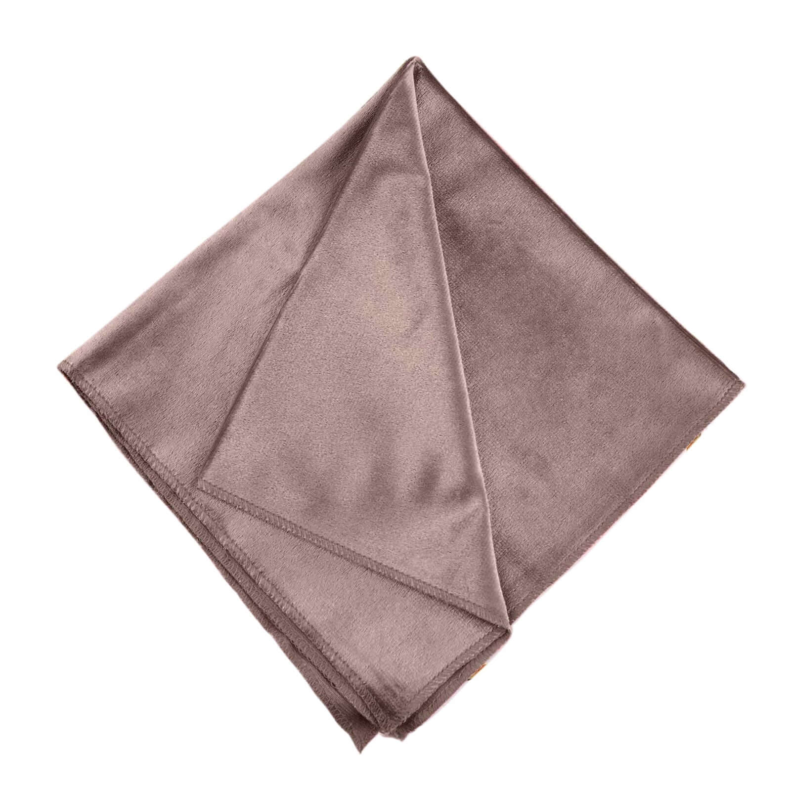 5 Pack Premium Velvet 20"x20" Napkins Mauve - Soft Sheen Finish Cloth Napkins