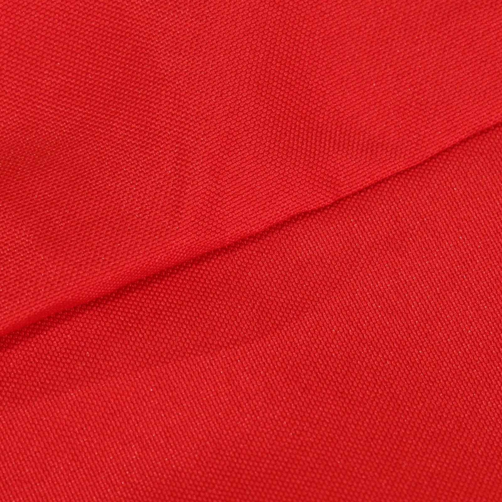 Premium Polyester 8ft Rectangle Tablecloth Red Durable Fitted 220GSM Table Cover
