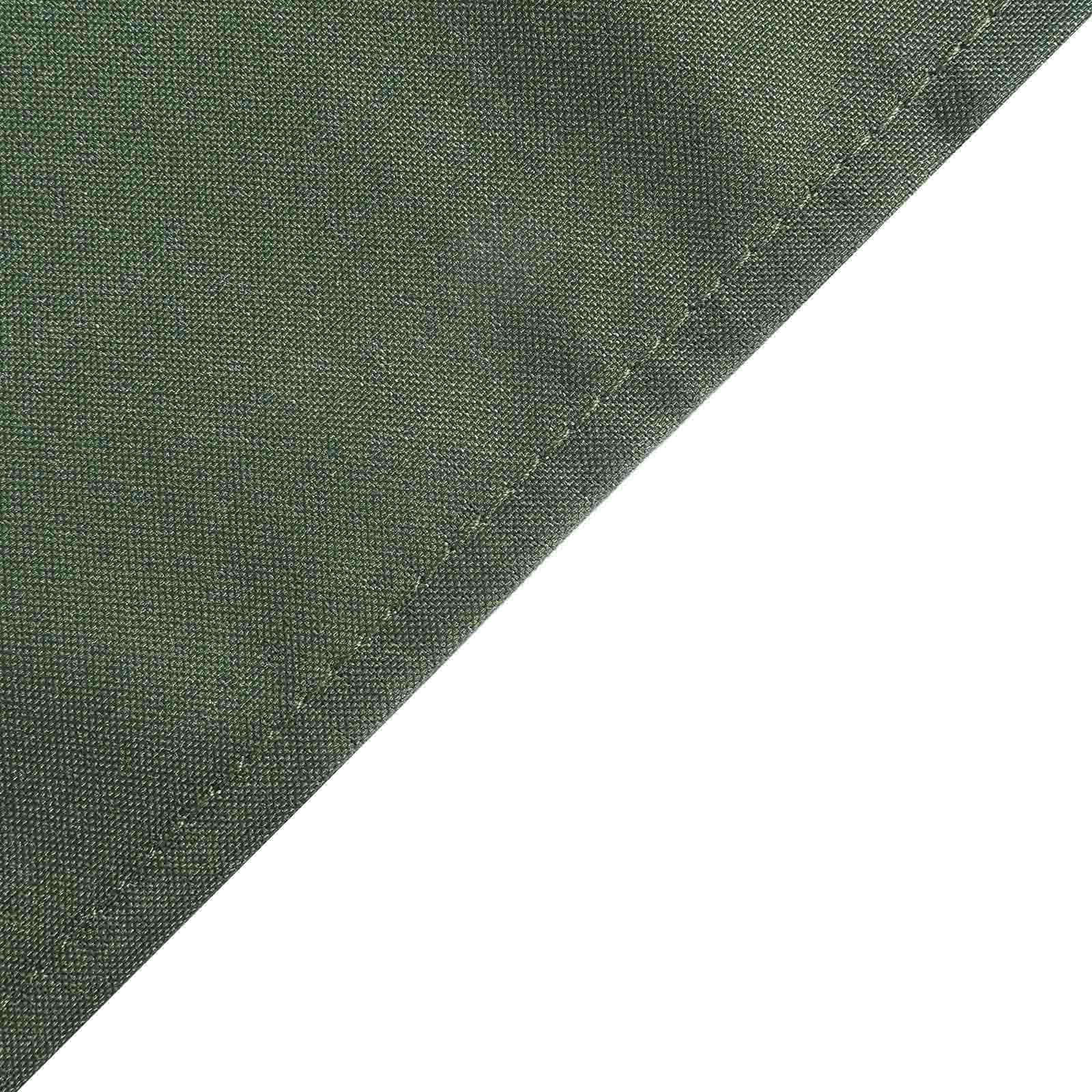 Polyester 70"x70" Table Overlay Square Tablecloth Olive Green - Wrinkle-Resistant & Durable Table Cover