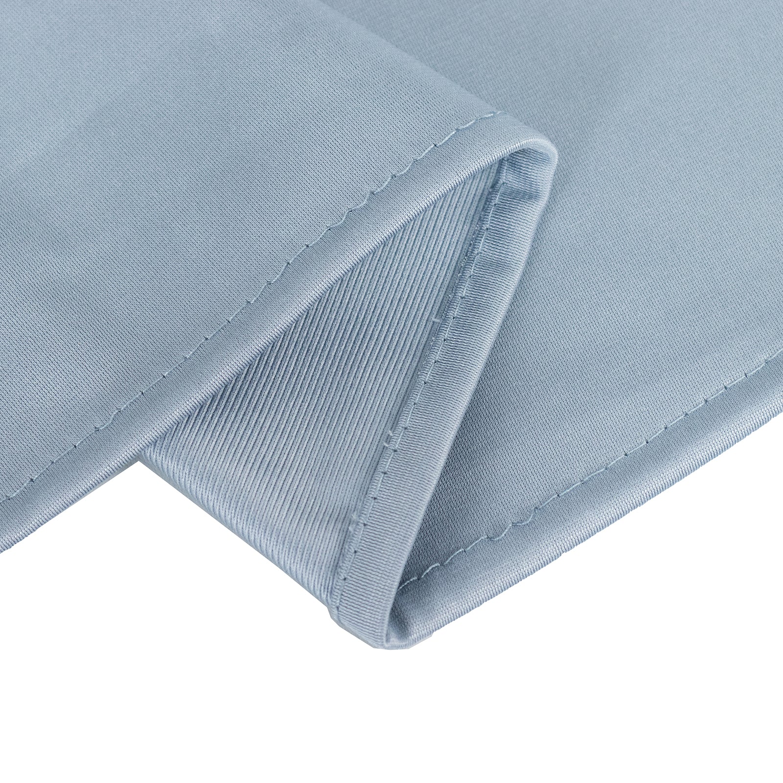 Scuba Round 108" Tablecloth Dusty Blue - Wrinkle Free & Stain Resistant Table Cover