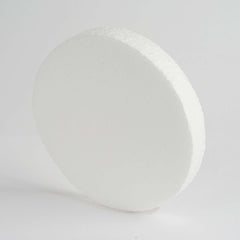 12 Pack 8" White StyroFoam Disc, DIY Polystyrene Foam Craft Supplies