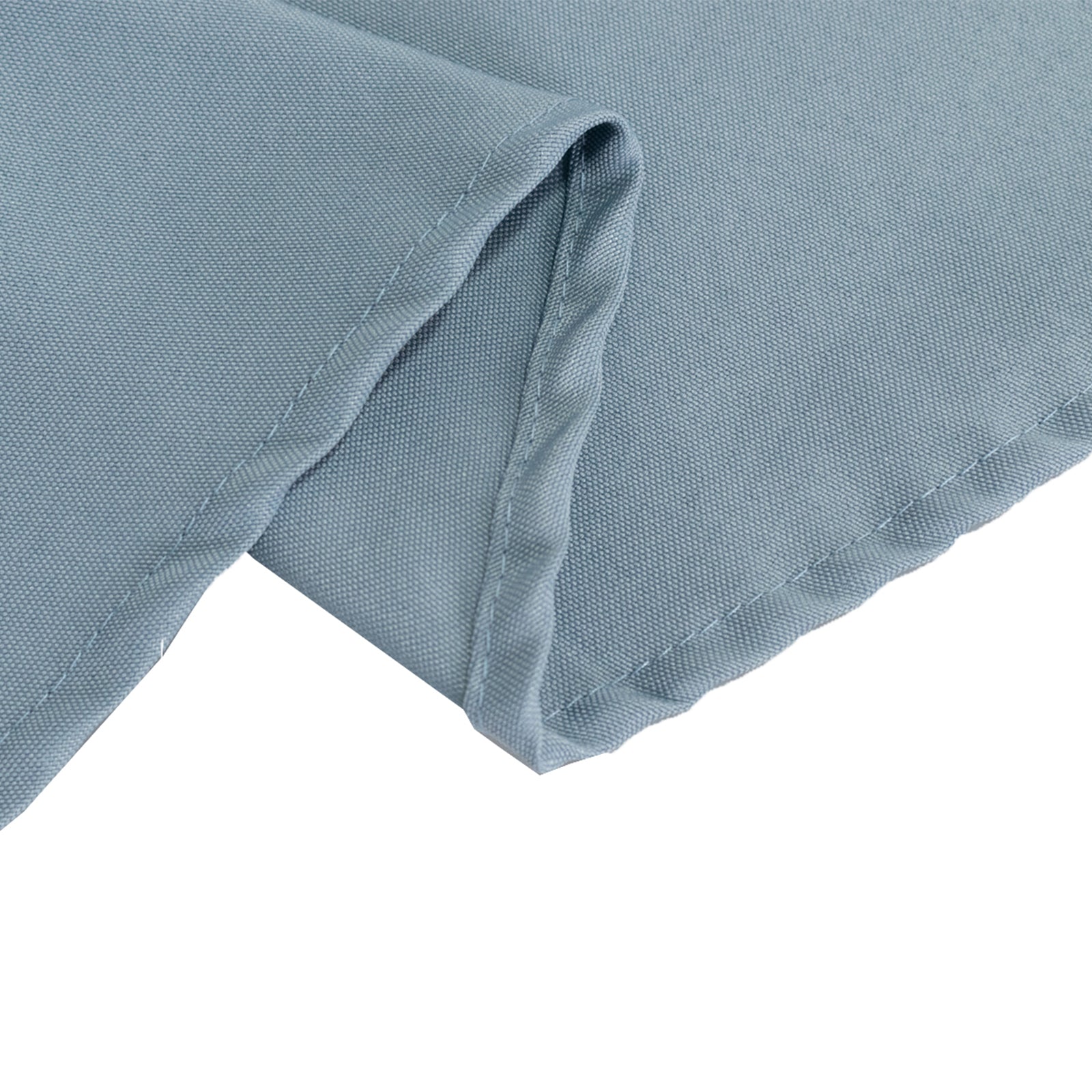 Premium Polyester 108" Round Tablecloth Dusty Blue - Wrinkle-Resistant 220GSM Table Cover