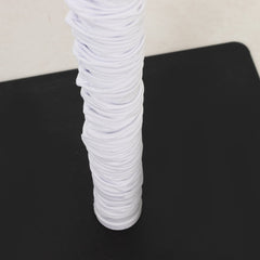 20ft Spandex Upright Pole Cover – White, Stretch Fabric for Curved Aluminum Chandelier Hanger, Pipe & Drape, Lighting & Stage Use, Event Setup