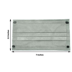 10 Pack 3 Ply Sage Green Disposable Face Mask Non Woven Mask with Ear Loop - Clearance SALE