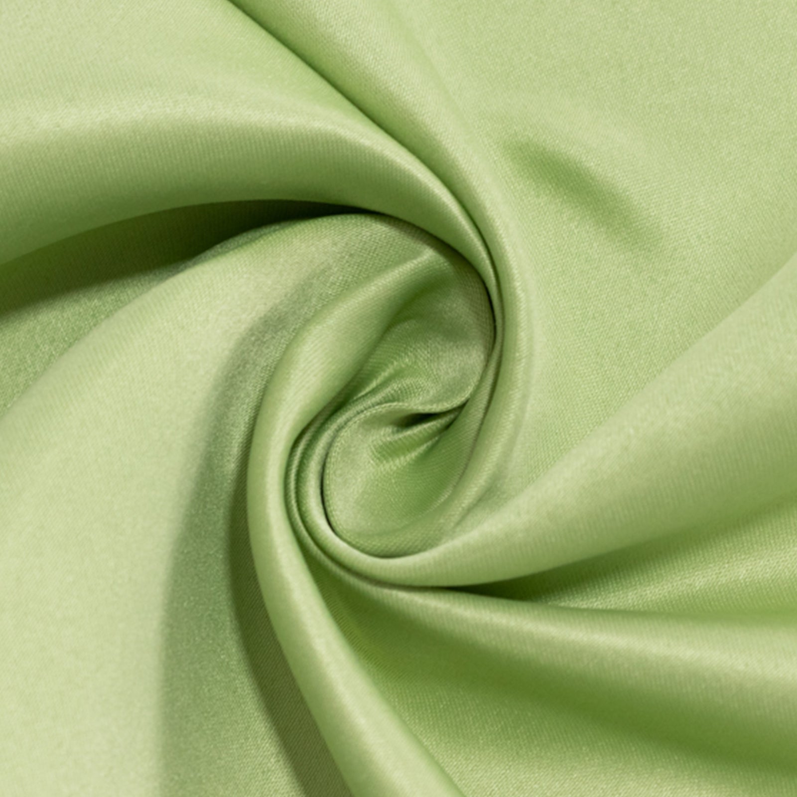 Lamour Satin 108" Round Tablecloth Sage Green - Durable & Silk-Like Table Cover