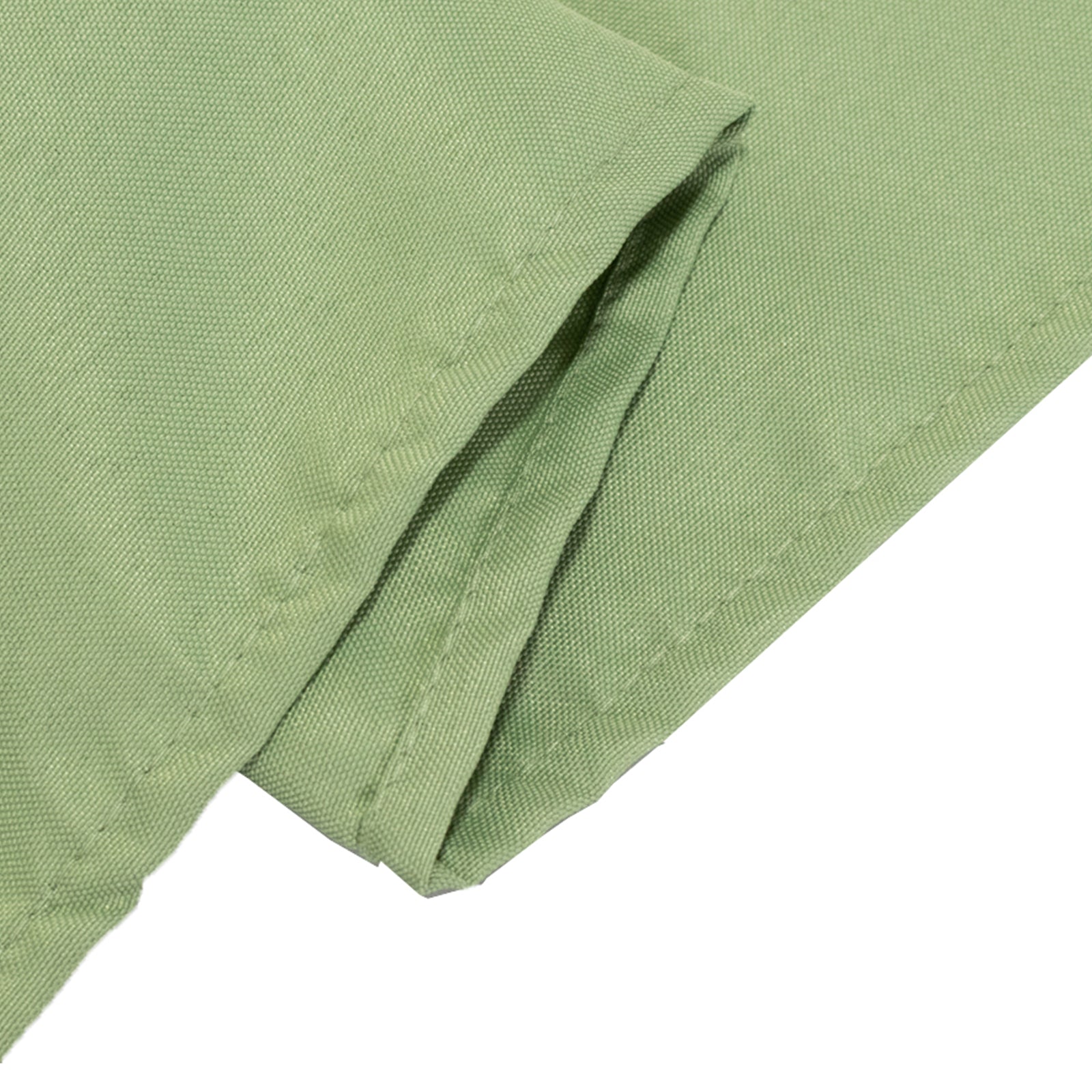 Premium Polyester 90"x132" Rectangle Tablecloth Sage Green - Seamless 220GSM Stain-Resistant Table Cover