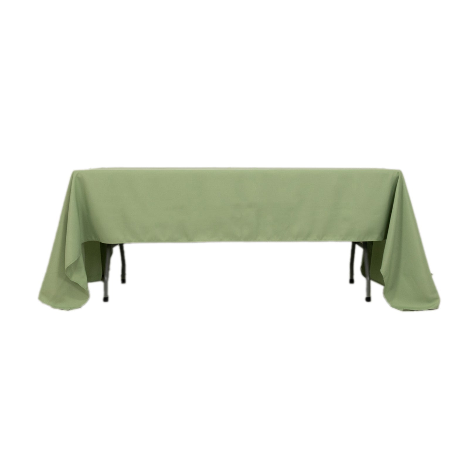 Premium Polyester 60"x126" Rectangle Tablecloth Sage Green - Stain-Resistant 220GSM Finish Table Cover