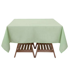 Polyester Square 70"x70" Tablecloth Sage Green - Wrinkle-Resistant & Durable Table Cover