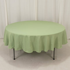 Premium Polyester 90" Round Tablecloth Sage Green - Stain and Wrinkle-Resistant Design with 220GSM Thickness Table Cover