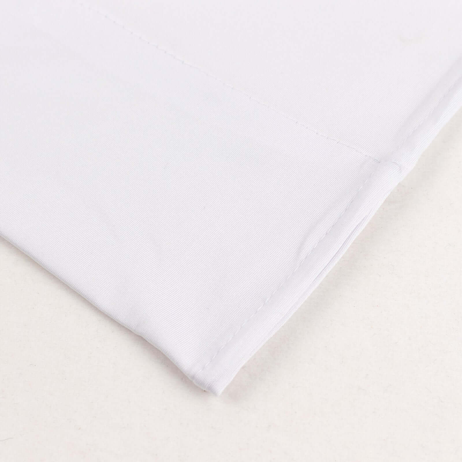 White Spandex 4-Way Stretch Fabric Roll, DIY Craft Fabric Bolt- 60"x10 Yards