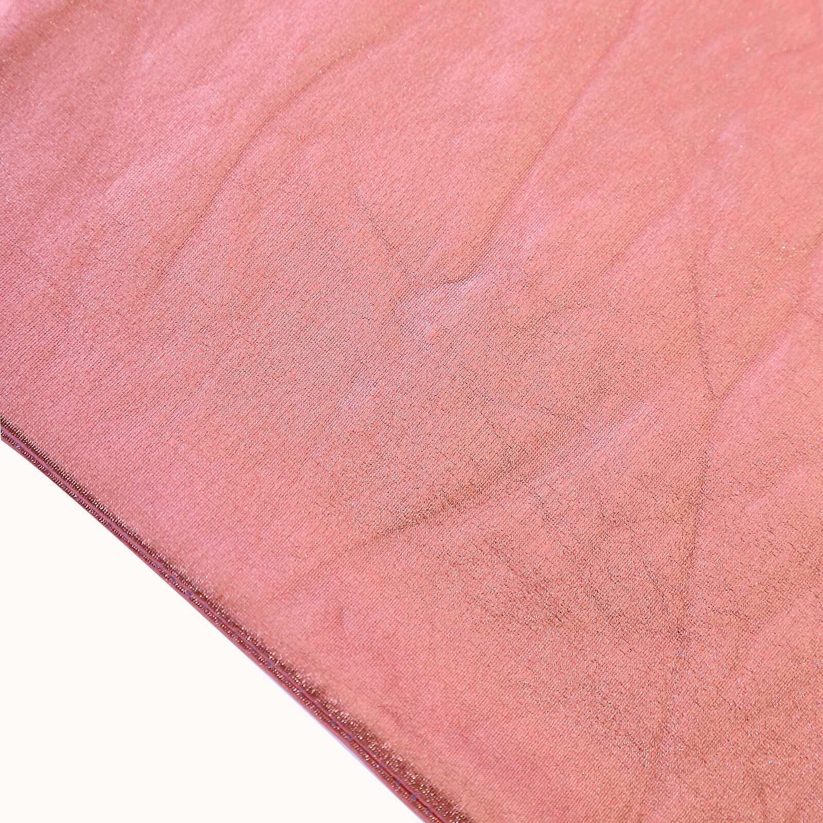 Set of 4 Metallic Rose Gold Shiny Aluminum Alloy Wedding Arch Cover For Round Top Chiara Backdrop Stand - 4ft,5ft,6ft,7ft