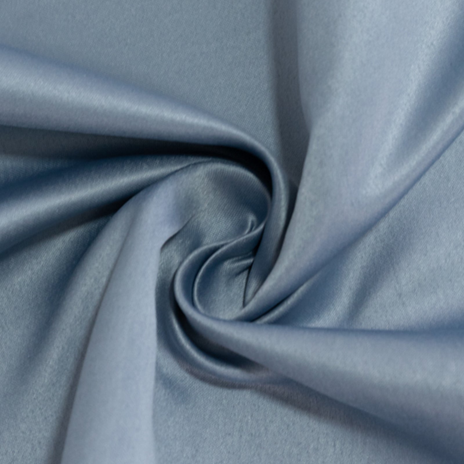 Lamour Satin 90"x156" Rectangle Tablecloth Dusty Blue - Luxurious, Soft Seamless Table Cover