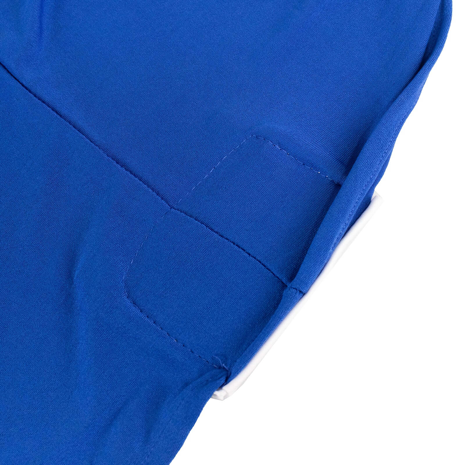 Stretch Spandex 5ft Round Tablecloth Royal Blue - Durable Form-Fitting Table Cover