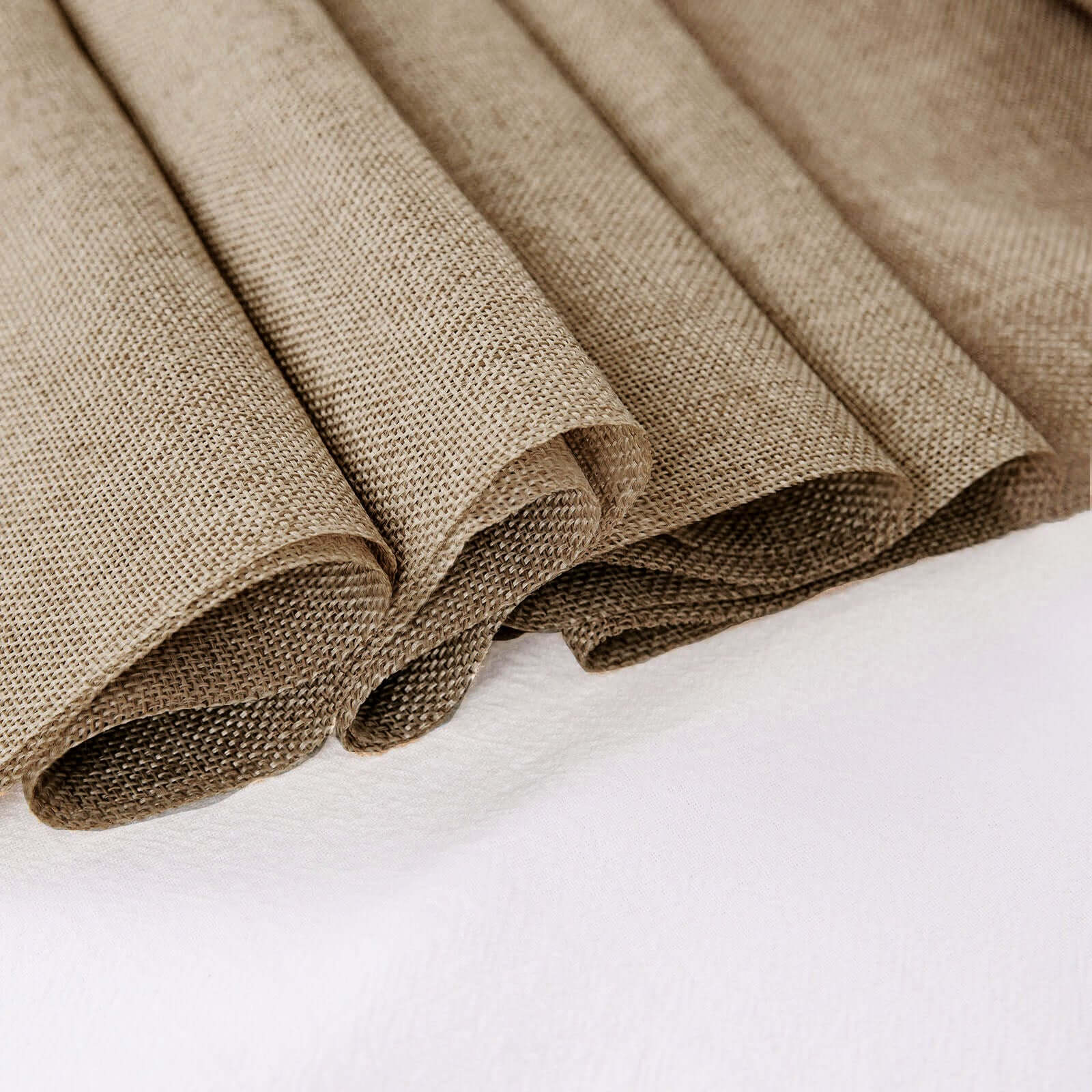 54"x10 Yards Natural faux Burlap Fabric Roll, Jute Linen DIY Fabric Bolt