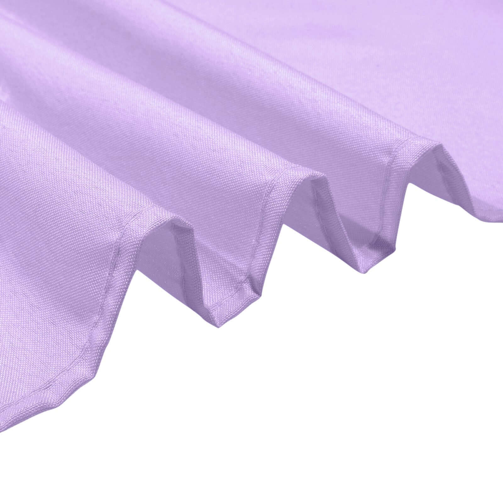 Polyester 90" Round Tablecloth Lavender Lilac - Stain & Wrinkle-Resistant Table Cover