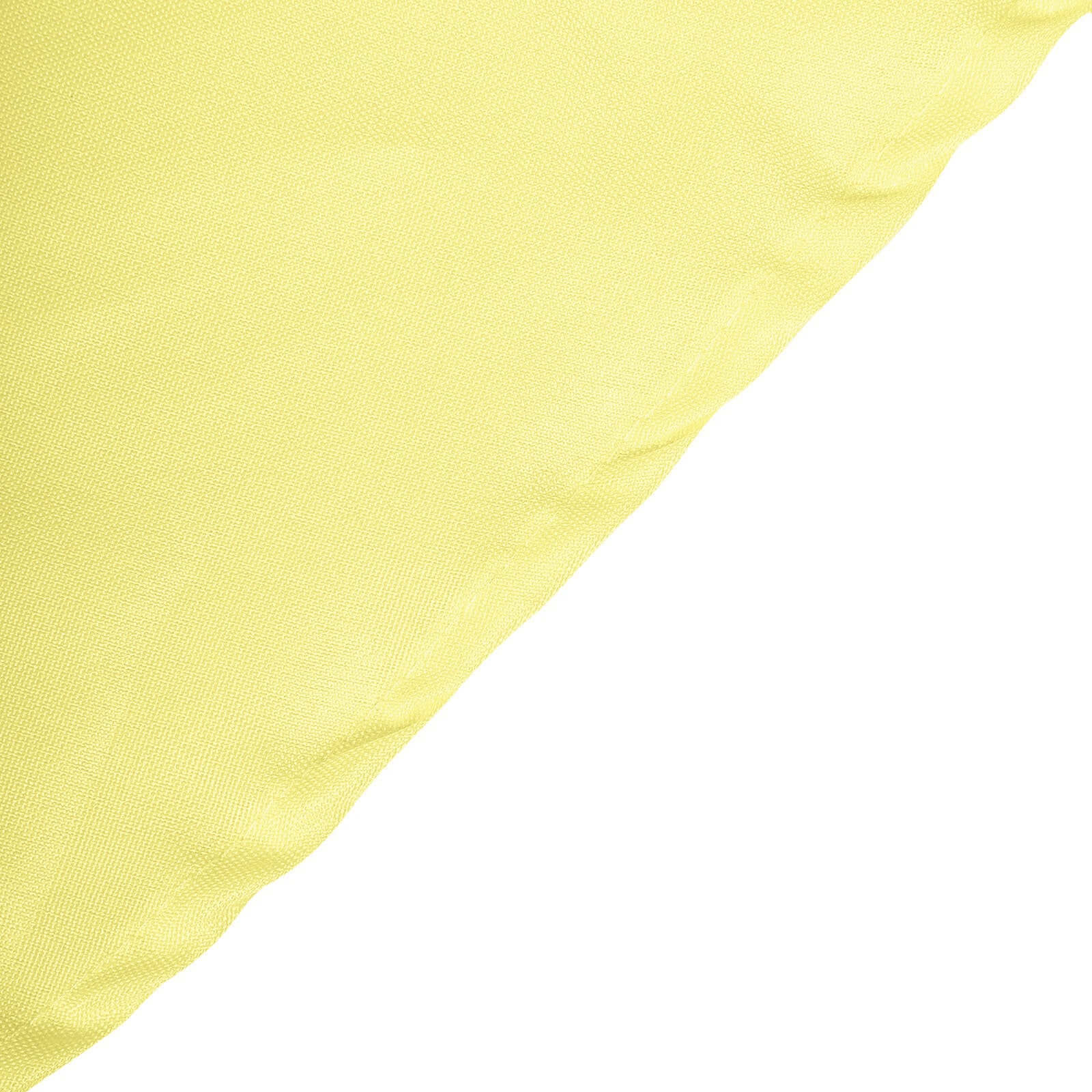 Polyester 90"x132" Rectangle Tablecloth Yellow - Seamless Wrinkle-Resistant Table Cover