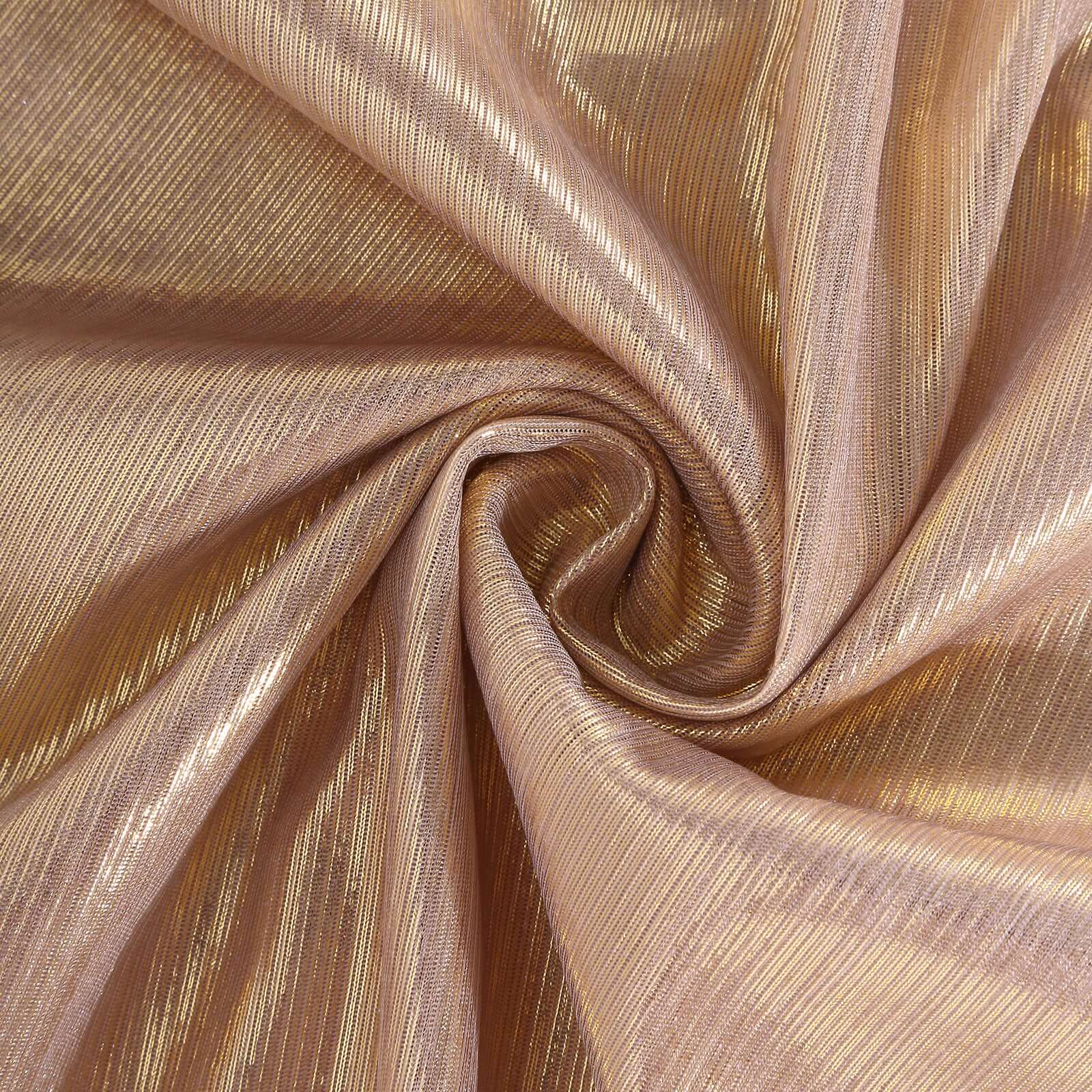 Polyester 12"x108" Table Runner Blush Shimmer Sequin Dots - Wrinkle-Free Finish Table Linen