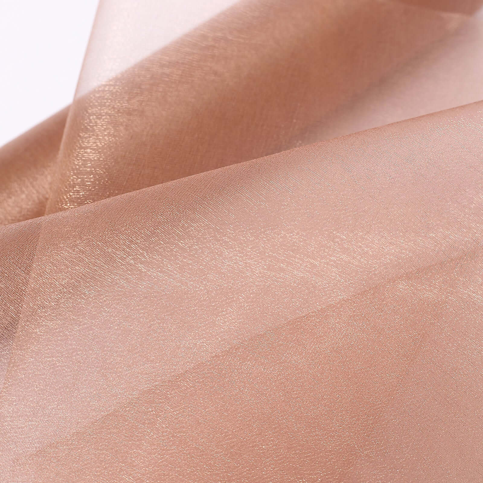 12"x10yd Dusty Rose Sheer Chiffon Fabric Bolt, DIY Voile Drapery Roll