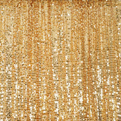 20ftx10ft Gold Big Payette Sequin Event Curtain Drapes, Backdrop Event Panel