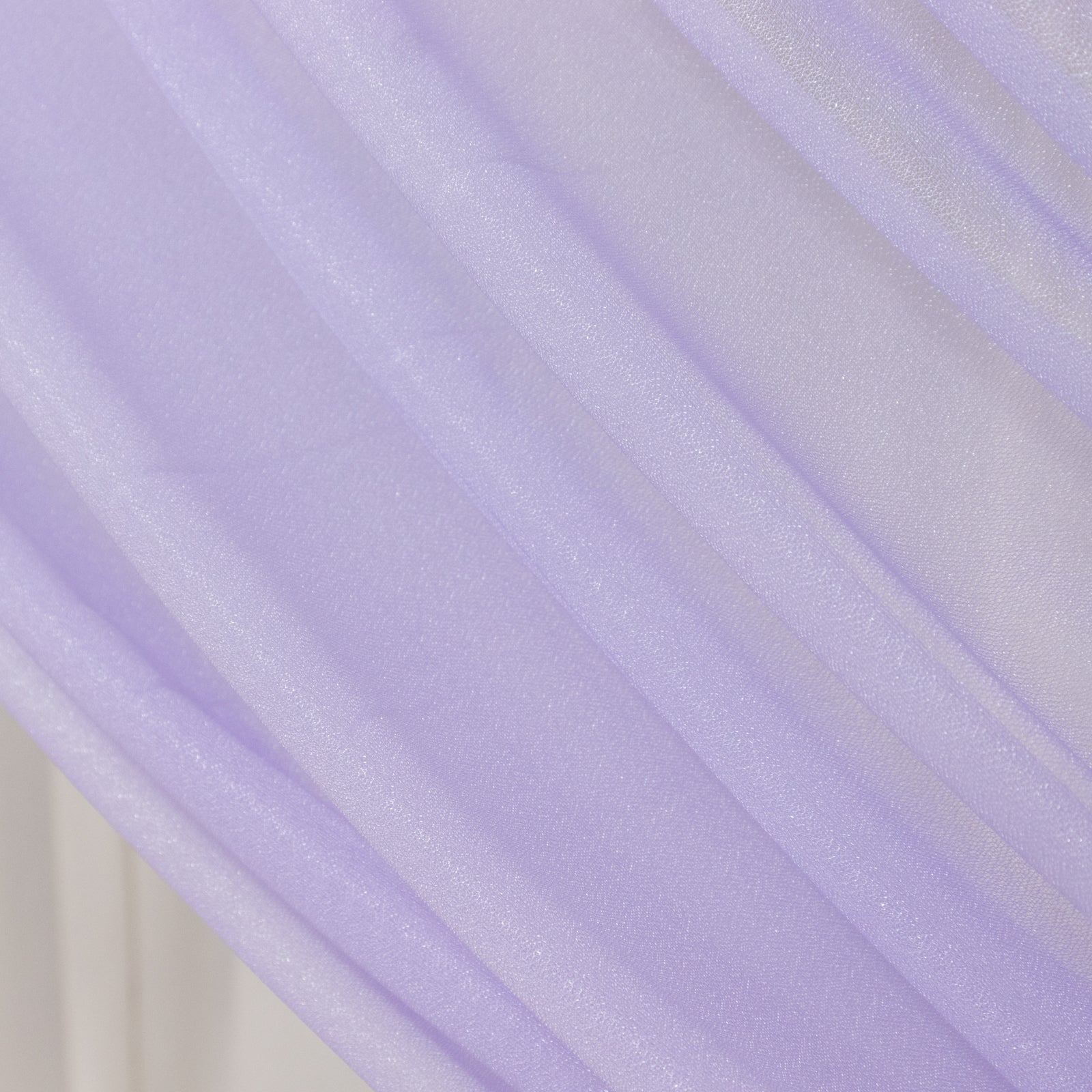 Lavender Lilac Sheer Backdrop Drape – 5ft x 14ft Wedding Arch & Ceiling Decor Panel, Wrinkle Free with Soft Shimmer