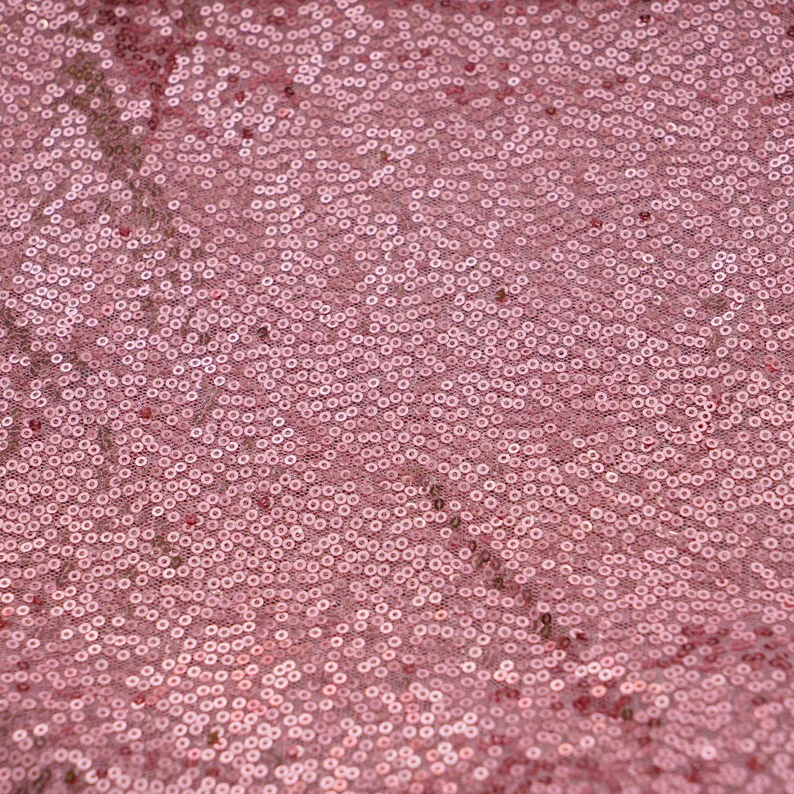 54"x4 Yards Pink Sequin Fabric Bolt, Sparkly DIY Craft Fabric Roll