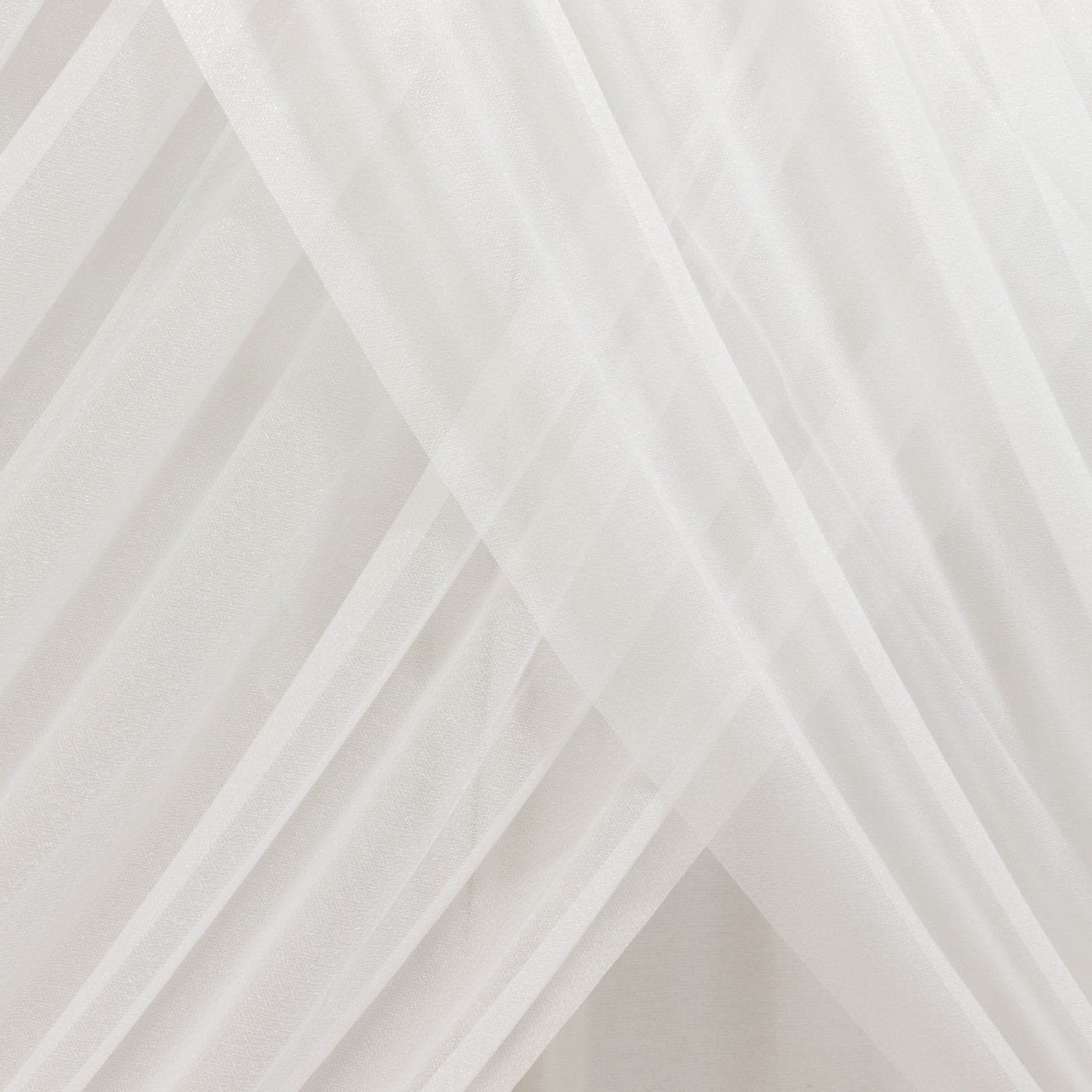 White Sheer Backdrop Drape – 5ft x 14ft Wedding Arch & Ceiling Decor Panel, Wrinkle Free with Soft Shimmer