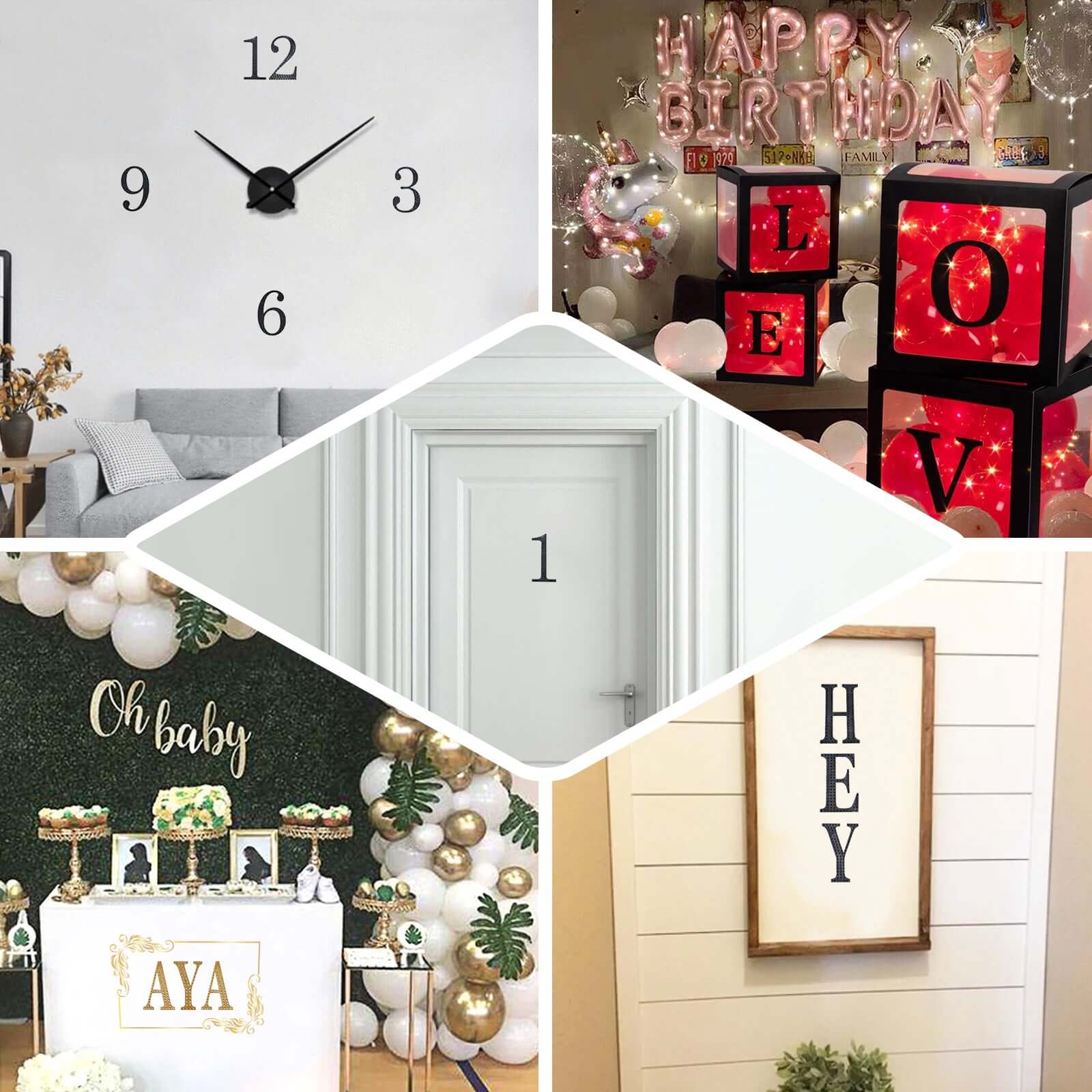 Decorative Rhinestone Alphabet "Y" Letter Stickers, Glitter Adhesive Craft Letters Gold DIY Sparkle Embellishments 6"