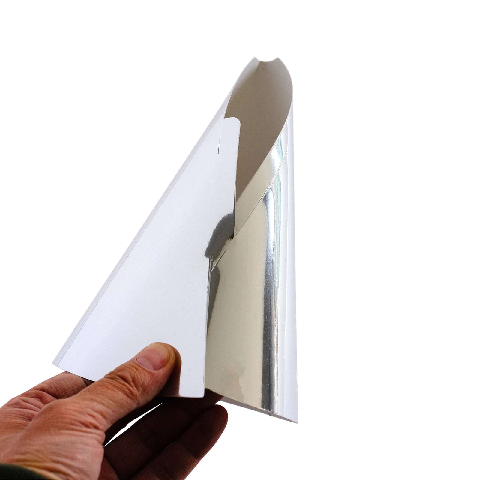 25 Pack Mixed Metallic Foil Cone Party Hats, Pre-Strung Paper Birthday Hats - 5"x7"