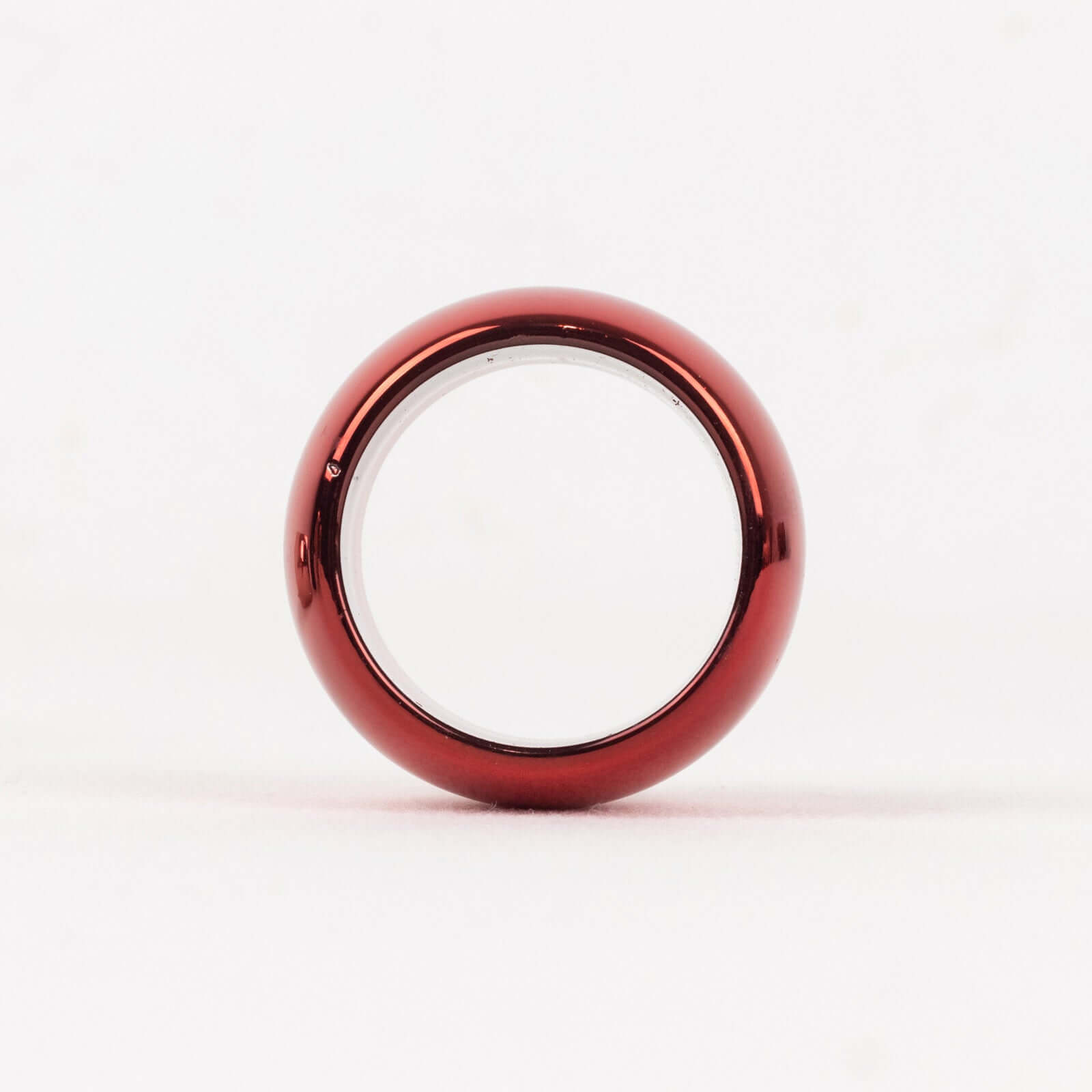 4 Pack Shiny Metallic Red Acrylic Napkin Rings