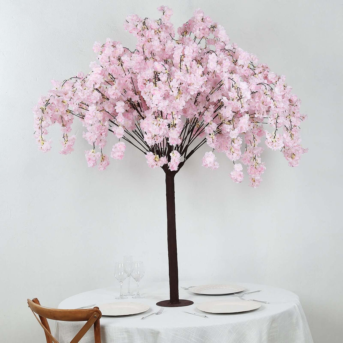 Silk Artificial Cherry Blossom Tree Blush for Gardens Parties & Receptions 5ft