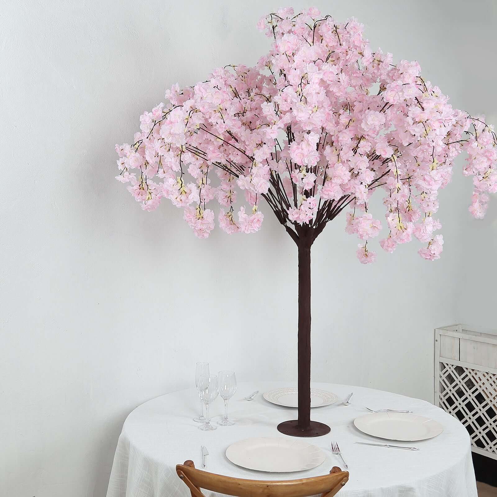 Silk Artificial Cherry Blossom Tree Blush for Gardens Parties & Receptions 5ft