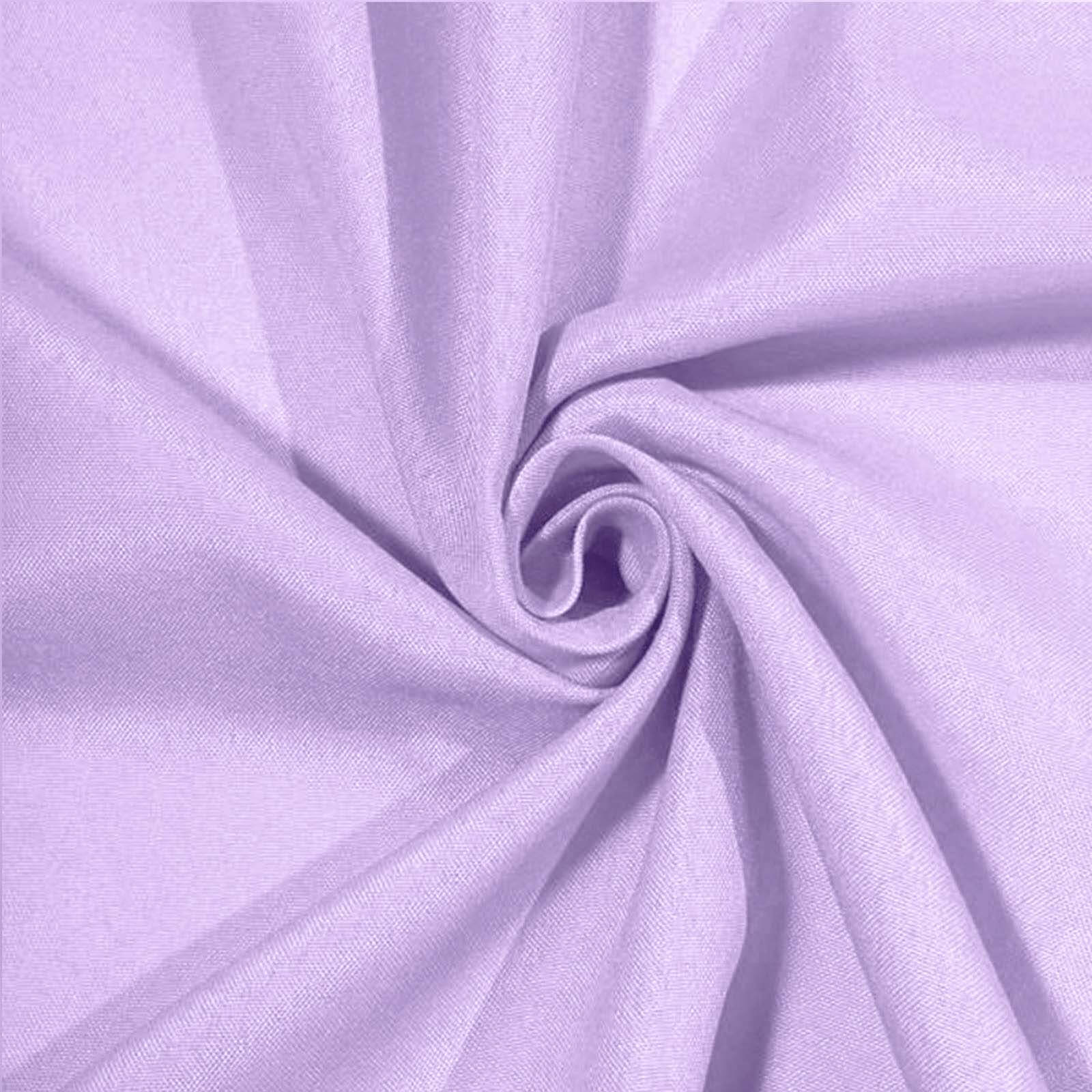 Polyester 90"x156" Rectangle Tablecloth Lavender Lilac - Seamless Wrinkle-Resistant Table Cover