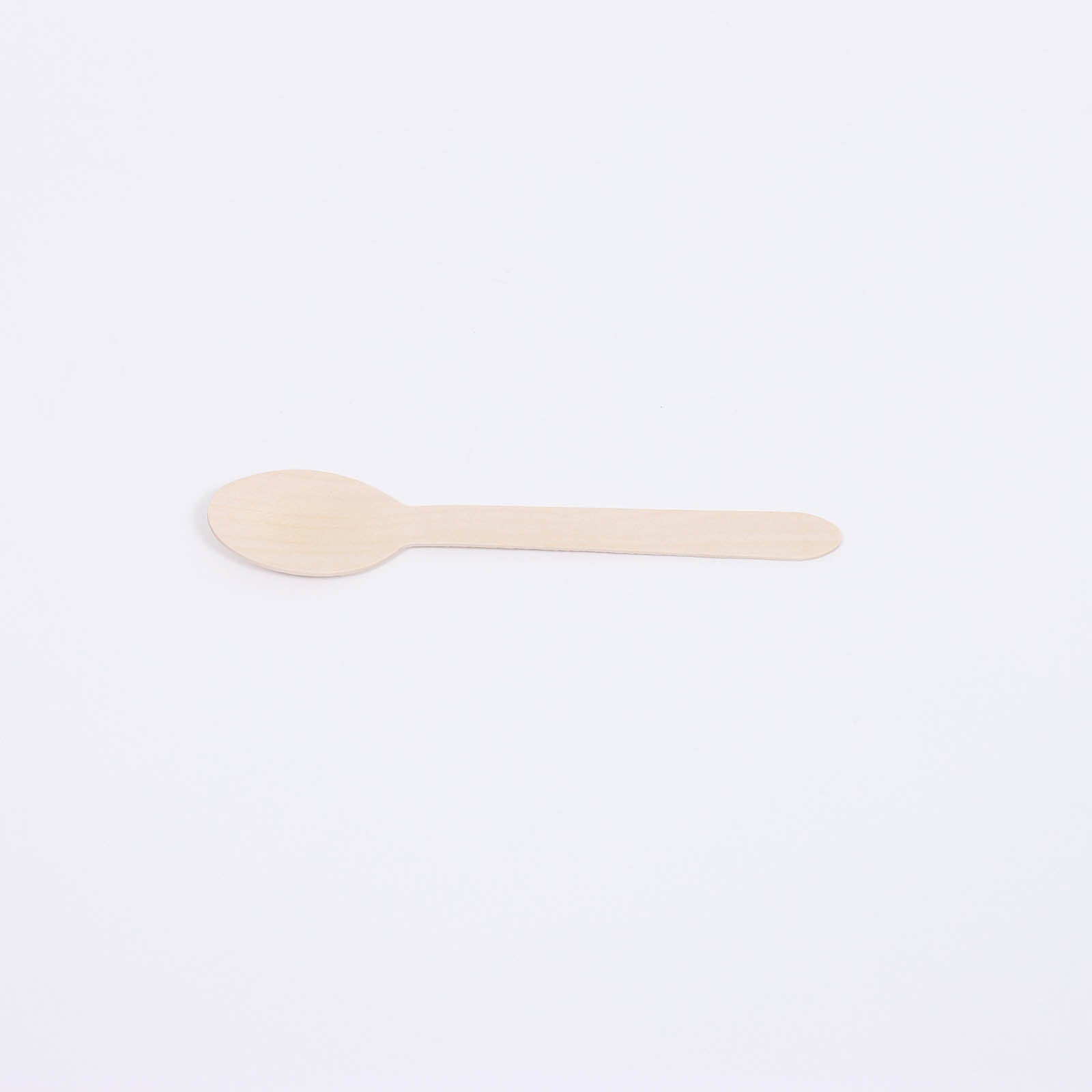 100-Pack Birchwood Spoons Natural - Eco Friendly Biodegradable Wooden Utensils for Rustic Themes & Outdoor Parties 6"