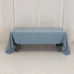 Premium Polyester 60"x126" Rectangle Tablecloth Dusty Blue - Stain-Resistant 220GSM Finish Table Cover