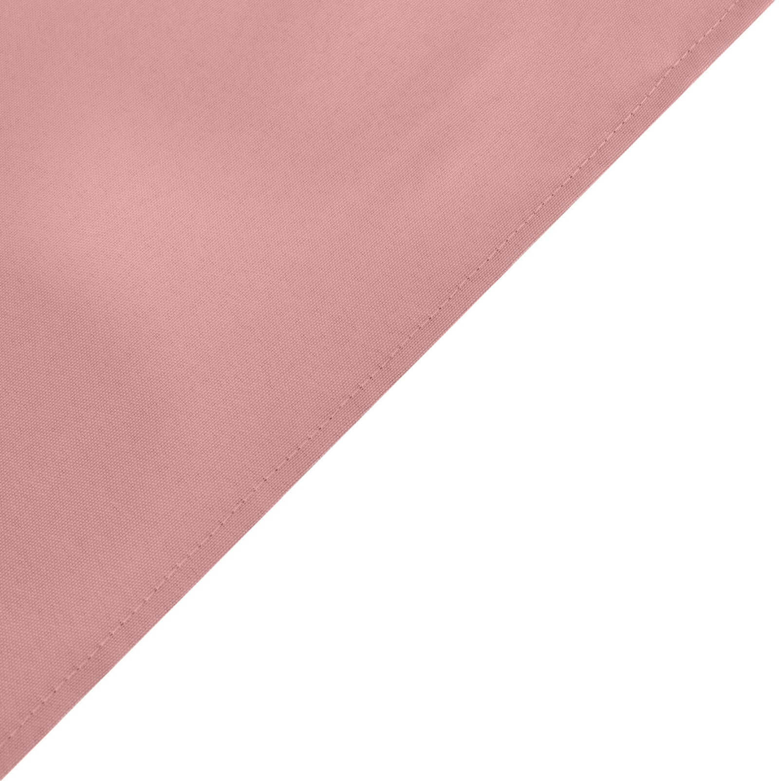 Polyester 72"x120" Rectangle Tablecloth Dusty Rose - Durable and Stylish Table Cover
