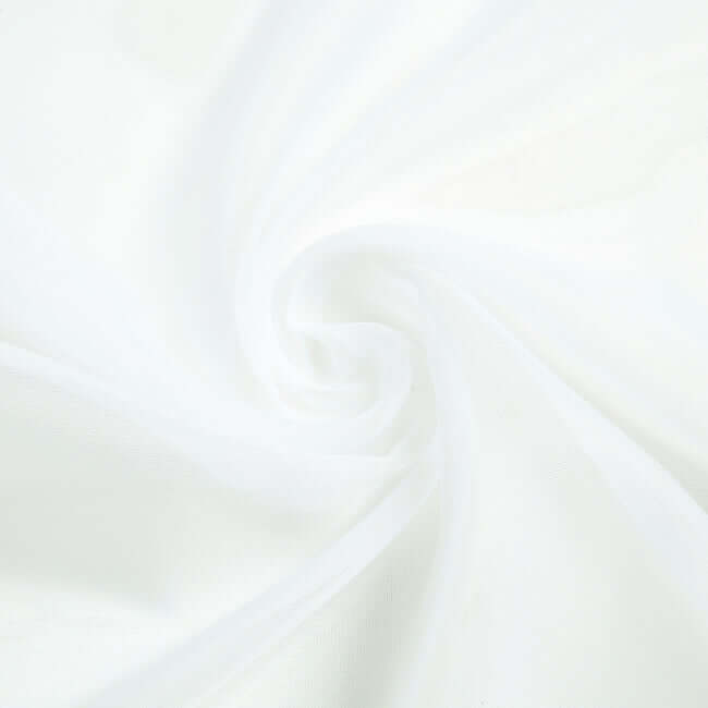 18ft Ivory Sheer Organza Wedding Arch Drapery Fabric, Window Scarf Valance