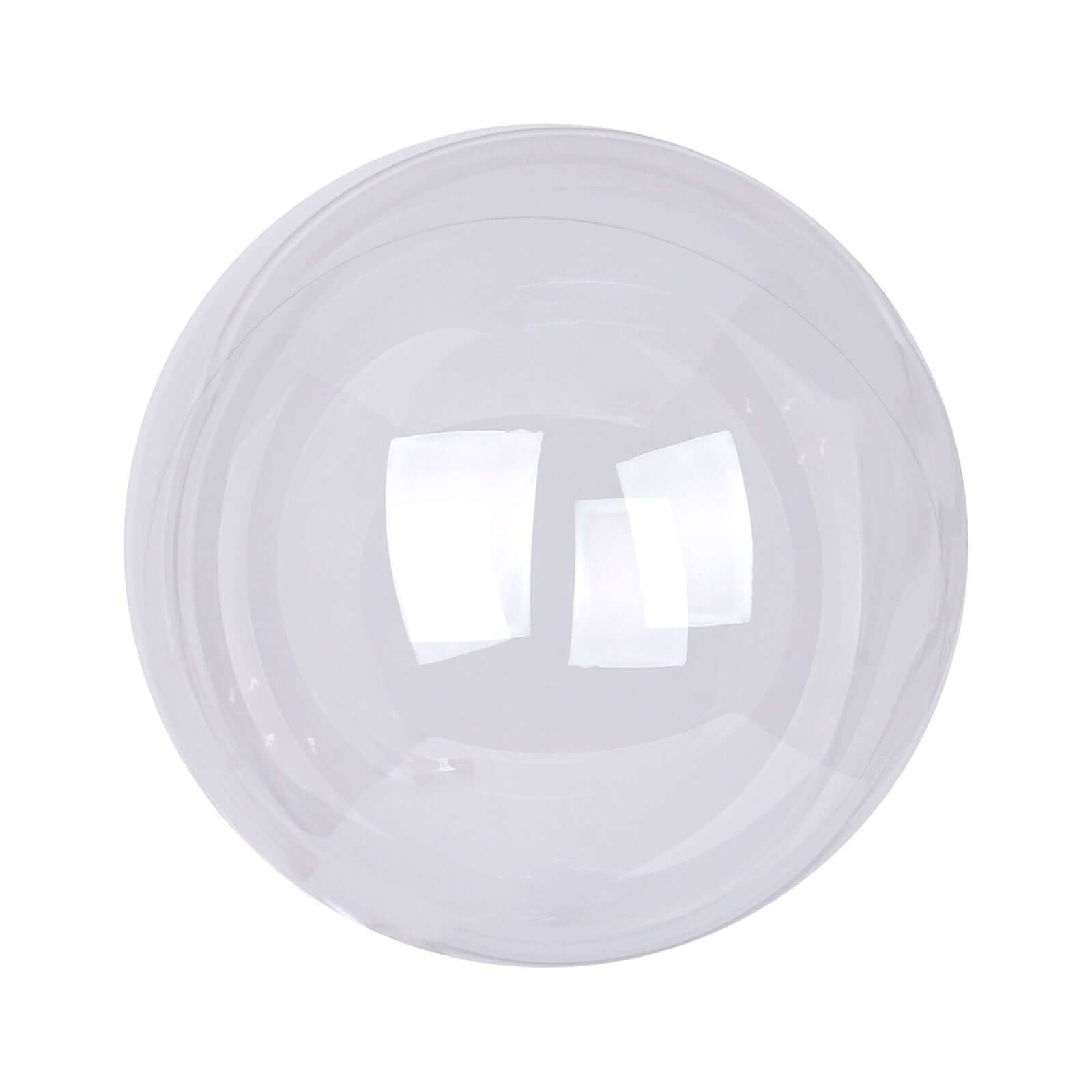 10 Pack 16" Clear Fully Transparent PVC Helium Air Bubble Balloons