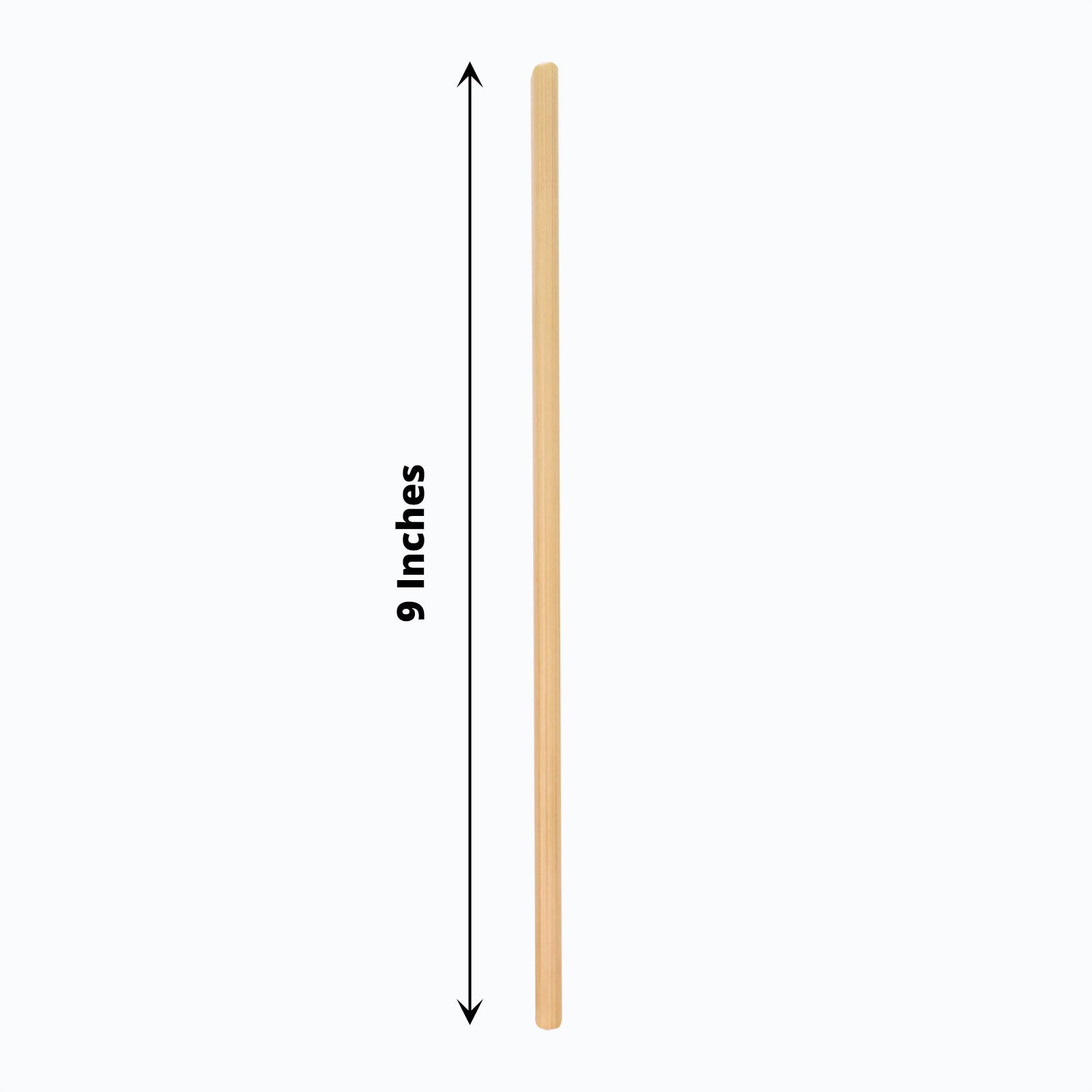 100-Pack Compostable Straws Plant Based 100% Plastic Free - Sustainable Biodegradable Wheat Straws 9"