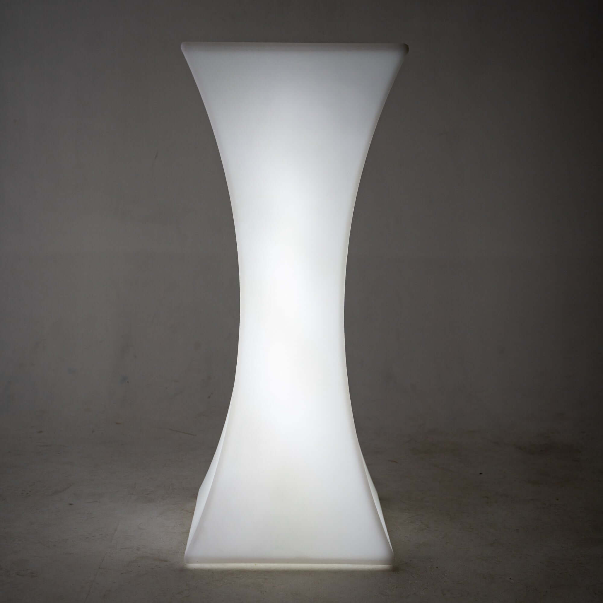 18"x43" Color Changing Cordless LED Light Up Cocktail Table, Rechargeable Waterproof Illuminated Furniture