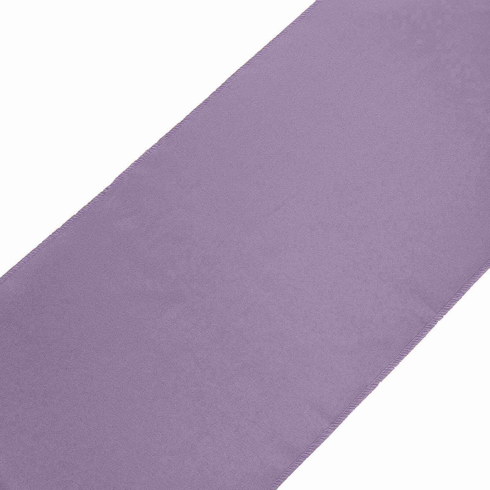 Polyester 12"x108" Table Runner Violet Amethyst - Durable & Wrinkle-Resistant Table Decor