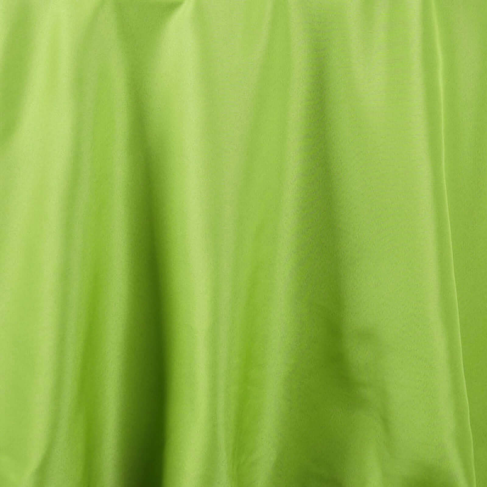 Polyester 108" Round Tablecloth Apple Green - Wrinkle-Resistant Table Cover