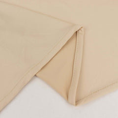 Beige Spandex 4-Way Stretch Fabric Roll, DIY Craft Fabric Bolt- 60"x10 Yards