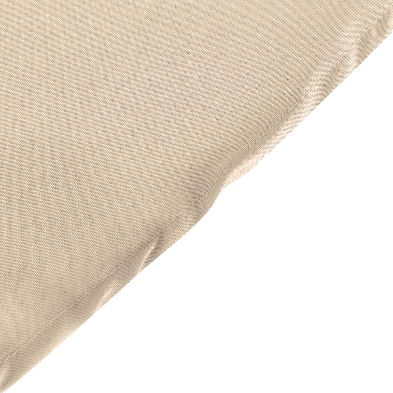 Polyester 70"x70" Table Overlay Square Tablecloth Nude - Wrinkle-Resistant & Durable Table Cover
